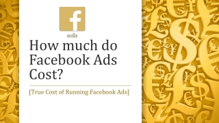 How much do Facebook Ads Cost? 