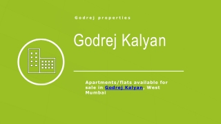 Godrej Kalyan Coming Soon projects Call 8130629360