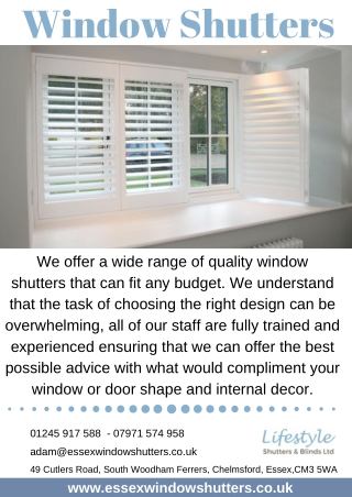 Window Shutters | Window Shutters fitters