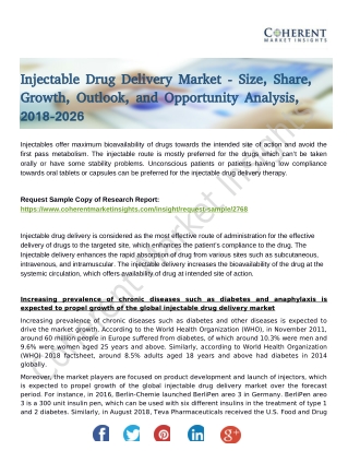 Injectable Drug Delivery Market: Technological Advancements to Watch Out For 2026