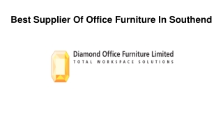 Best Supplier Of Office Furniture In Southend