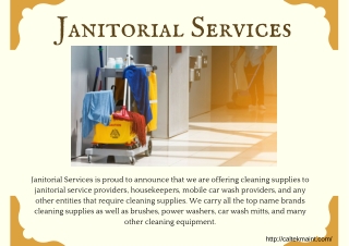 Janitorial Services