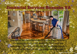 Janitorial Services Roanoke VA