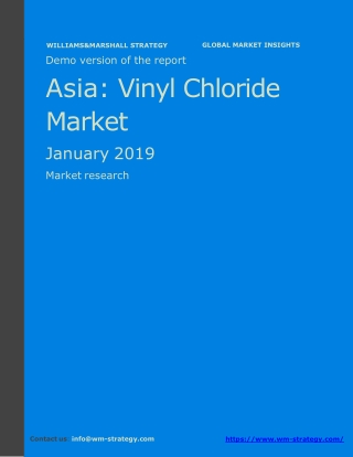 WMStrategy Demo Asia Vinyl Chloride Market January 2019