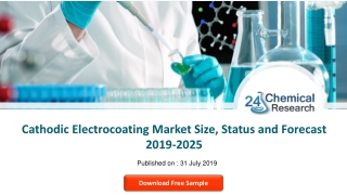 Cathodic Electrocoating Market Size, Status and Forecast 2019-2025