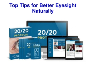 Top Tips for Better Eyesight Naturally