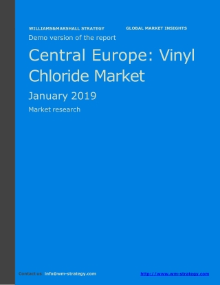 WMStrategy Demo Central Europe Vinyl Chloride Market January 2019