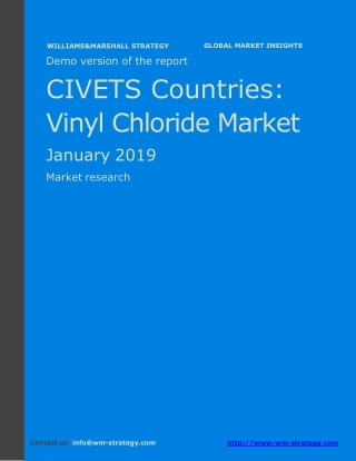 WMStrategy Demo CIVETS Countries Vinyl Chloride Market January 2019