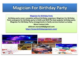 Boys Birthday Party Ideas