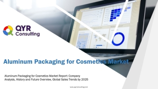 Aluminum Packaging for Cosmetics Market Type, Application, Trends & Forecasts to 2019-2025