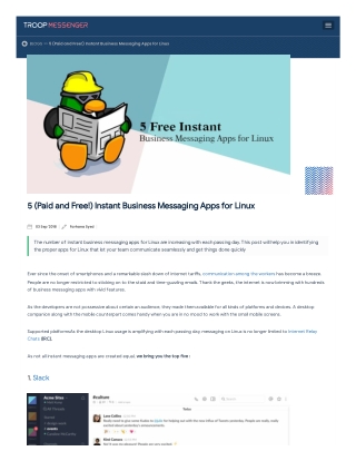 5 Free Instant Business Messaging Apps for Linux