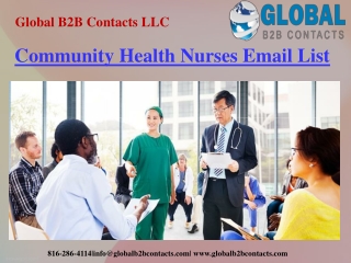 Community Health Nurses Email List