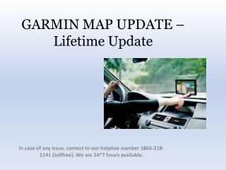 Garmin Map Update - Lifetime Update
