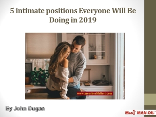 5 intimate positions Everyone Will Be Doing in 2019