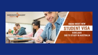 Student Visa Subclass 500