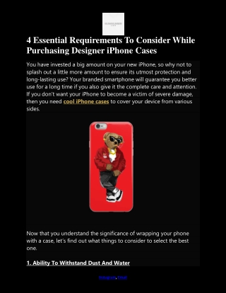 Garcons iPhone Case