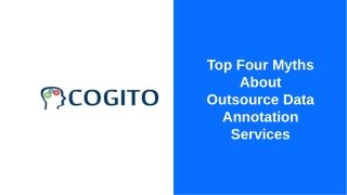Top Four Myths About Outsource Data Annotation Services