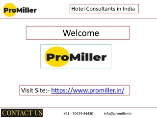 Hotel Consultants in India