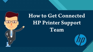 How to Get Connected HP Printer Support Team