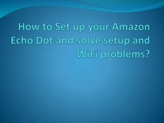 How to Setup Echo Dot