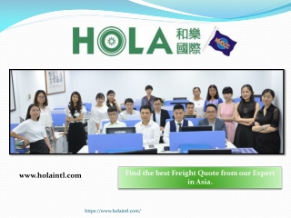 China Air Freight Shipping Logistics from HOLA INTERNATIONAL SOURCING LOGSITICS COMPANY LIMITED