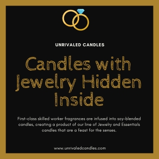 Candles with Jewelry Hidden Inside