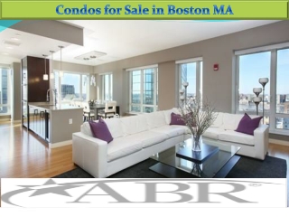 Condos for Sale in Boston MA