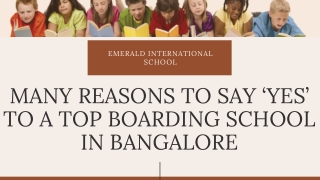 Many reasons to say yes to top boarding school in bangalore