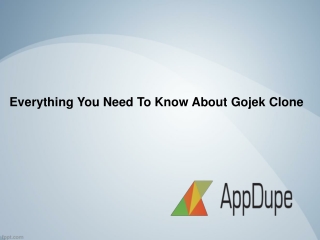 Gojek clone App Development - Gojek Clone App - Appdupe Reviews