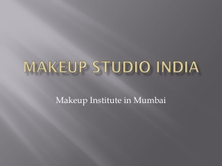 Makeup Institute in Mumbai