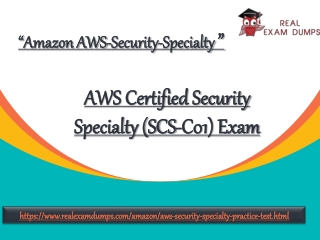Now 20% Off On All Amazon Exam’s Get Your Own AWS-SECURITY-SPECIALTY Dumps Without Any Suspension By Realexamdumps.com