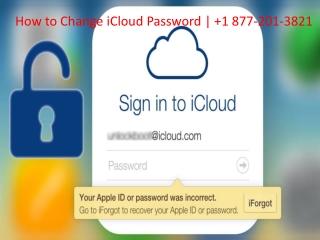 iCloud change password | How to change iCloud password