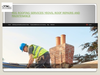 Roofing and Maintenance Services