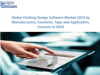 Global Clothing Design Software Market Research Report 2019-2024