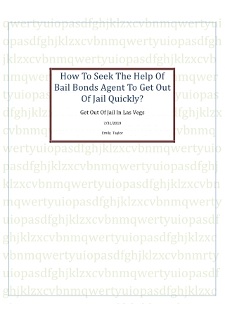 Reliable Las Vegas Bail Bondsman | 911 Bail Bonds