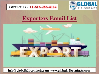 Exporters Email List