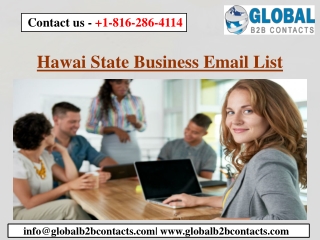 Hawai State Business Email List