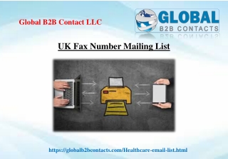 UK Fax Number Mailing List