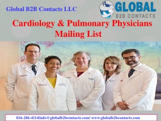 Cardiology & Pulmonary Physicians Mailing List