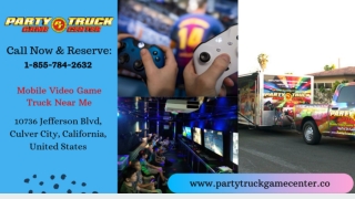 Birthday Video Game Truck