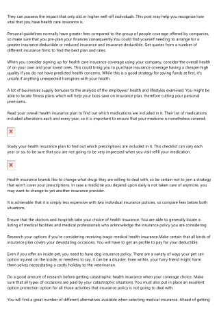 Solid Guidance For Purchasing The Best Health Insurance