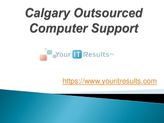 Calgary Outsourced Computer Support - www.youritresults.com