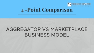 Aggregator Business Model VS Marketplace Business Model – Purchase Commerce