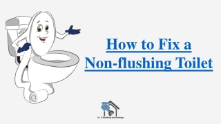 How to Fix a Non-flushing Toilet