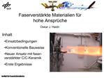 Faserverst rkte Materialien f r hohe Anspr che Oskar J. Haidn