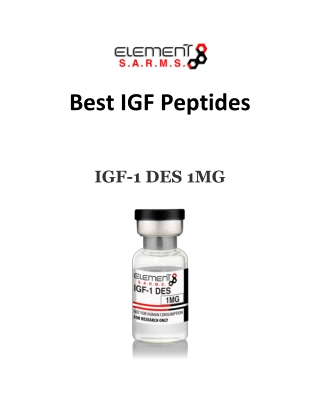 Best IGF Peptides