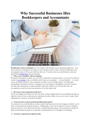 Bookkeeping Accounting Payroll Services to USA and UK