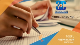 Toefl Preparation Material 