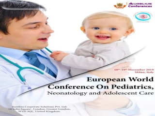 Pediatrics Conference 2019