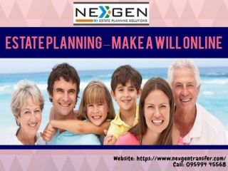 Estate Planning - Make a Will Online
